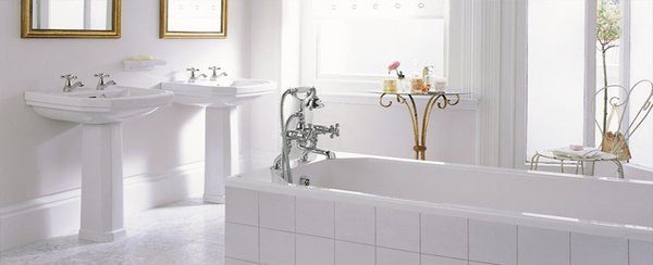 Bathroom showroom display at Grosvenor Merchants Aldershot